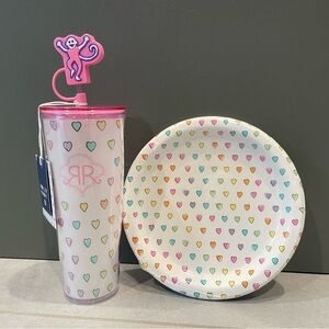 Roller Rabbit x Target Disco Heart Tumbler and Plate Set - sold out online